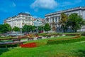 View of the old palace building in belgrade, Serbia Royalty Free Stock Photo