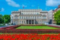 View of the old palace building in belgrade, Serbia Royalty Free Stock Photo