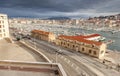 View of the old port of Marseille Royalty Free Stock Photo