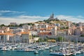 View of the old port of Marseille France Royalty Free Stock Photo