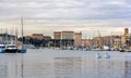 View of the Old Port of Marseille Royalty Free Stock Photo