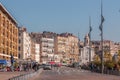 View from the old port of Marseille, France Royalty Free Stock Photo