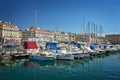 View of the old port of Marseille, France Royalty Free Stock Photo