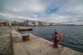 View of old port of Thessaloniki city