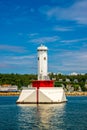 Round Island Lighthouse in Mackinac Island St. Ignace, Michigan