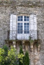 View on old streets and houses in ancient french town Arles, touristic destination with Roman ruines, Bouches-du-Rhone, France Royalty Free Stock Photo