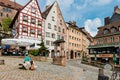 View of the Old Town architecture in Nuremberg, Germany