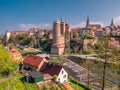 View of the old town of Bautzen in Saxony Royalty Free Stock Photo