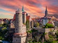 View of the old town of Bautzen in Saxony Royalty Free Stock Photo