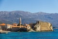 Old Town Budva city walls Royalty Free Stock Photo