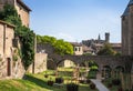 View of the old town Carcassonne, Southern France.