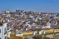 View of the old town of Elvas, Alentejo, Portugal. Royalty Free Stock Photo