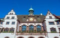 View on the old town hall in Freiburg im Breisgau. Baden Wuerttemberg, Germany, Royalty Free Stock Photo