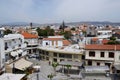 View of old town Limassol from medieval castle roof,Cyprus