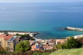 View on the old town of Pizzo at tyrrhenian sea Royalty Free Stock Photo