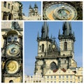 View of Old Town Square Prague city Royalty Free Stock Photo