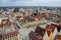 View on old town square in Wroclaw in Poland. Royalty Free Stock Photo