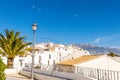 View of old town streets in Altea city, Spain