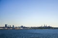 View of Old town Tallinn from cruise ship. Estonia Royalty Free Stock Photo