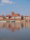 View of old town of Torun, Poland Royalty Free Stock Photo