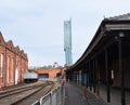 Old train station in Manchester Royalty Free Stock Photo
