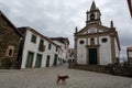 View of old village Provesende in heart of Douro river valley in autumn, wine making industry in Portugal Royalty Free Stock Photo