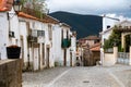 View of old village Provesende in heart of Douro river valley in autumn, wine making industry in Portugal Royalty Free Stock Photo