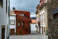 View of old village Provesende in heart of Douro river valley in autumn, wine making industry in Portugal Royalty Free Stock Photo