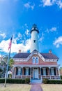 St Simons Museum and LIghthouse Royalty Free Stock Photo