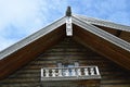 Old wooden house on Kizhi island in Karelia