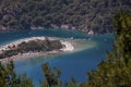 View of Oludeniz, Turkey from hillside