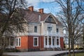 View of Olustvere manor in spring.