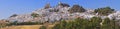 View of Olvera, one of the white villages of the province of Cadiz, Andalusia, Spain. Royalty Free Stock Photo