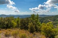 View from Olymbos, the highest peak of the island of Cyprus