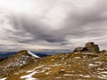 The view of Omu peak, Bucegi Royalty Free Stock Photo