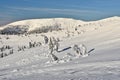 View from Ondrejska Hola in Low Tatras mountains towards Velka Chochula