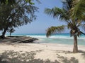 Beautiful beach scene on the island of Barbados in the Caribbean