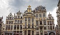 View on one of the building at the Grand Place (Grote Markt) in Brussels, Belgium