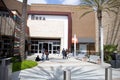 Brea Mall entrance area Royalty Free Stock Photo