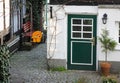 View of one of the narrow streets in the old town of Freudenberg in the Siegerland area Royalty Free Stock Photo