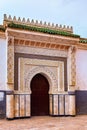 View of the one of the old medieval historic gates in Fez. Morocco Royalty Free Stock Photo