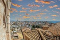 View of one part from the old town of Palma, from the terrace of the Cathedral of Santa Maria of Palma, Mallorca, Spain Royalty Free Stock Photo