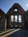 View one the ruins of Earl`s Palace at Kirkwall, Scotland