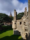 View one the ruins of Earl`s Palace at Kirkwall, Scotland