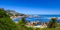 View of one of the small bays south of Camps bay,cape town