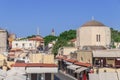 View of one street in Greek Rhodes island capital Rhodes town