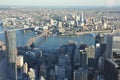 View from One World Trade Center in New York City Royalty Free Stock Photo
