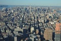 View from One World Trade Center in New York City Royalty Free Stock Photo