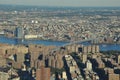 View from One World Trade Center in New York City Royalty Free Stock Photo