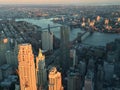 View from One World Trade Center in New York City Royalty Free Stock Photo